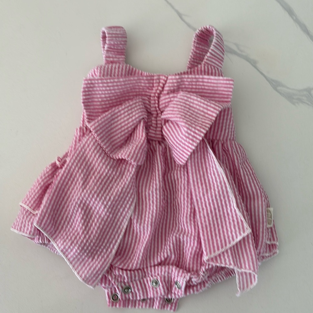 0-3 month pink dress